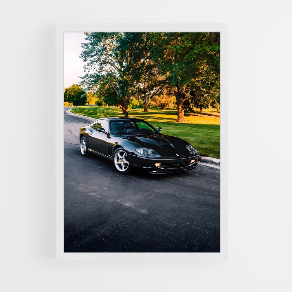Poster Maranello Quand – affiche Ferrari (vue 3)